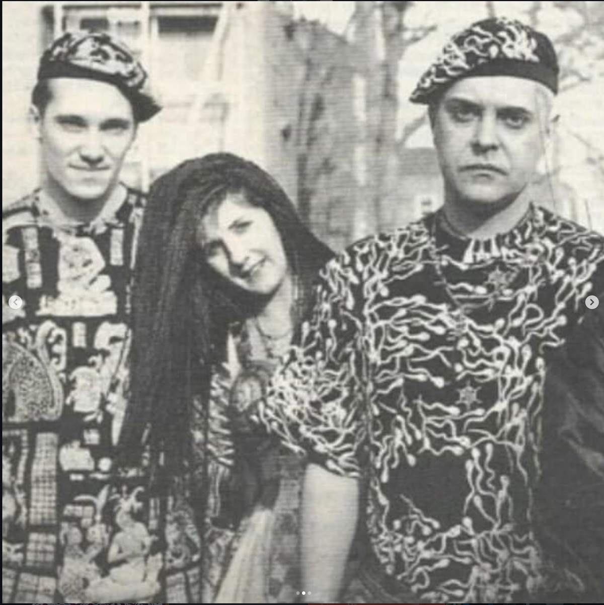 Ameba Sperm All-Over Print T-Shirt — Psychic TV / Genesis P-Orridge. Dead Stock NWT. 1990s.