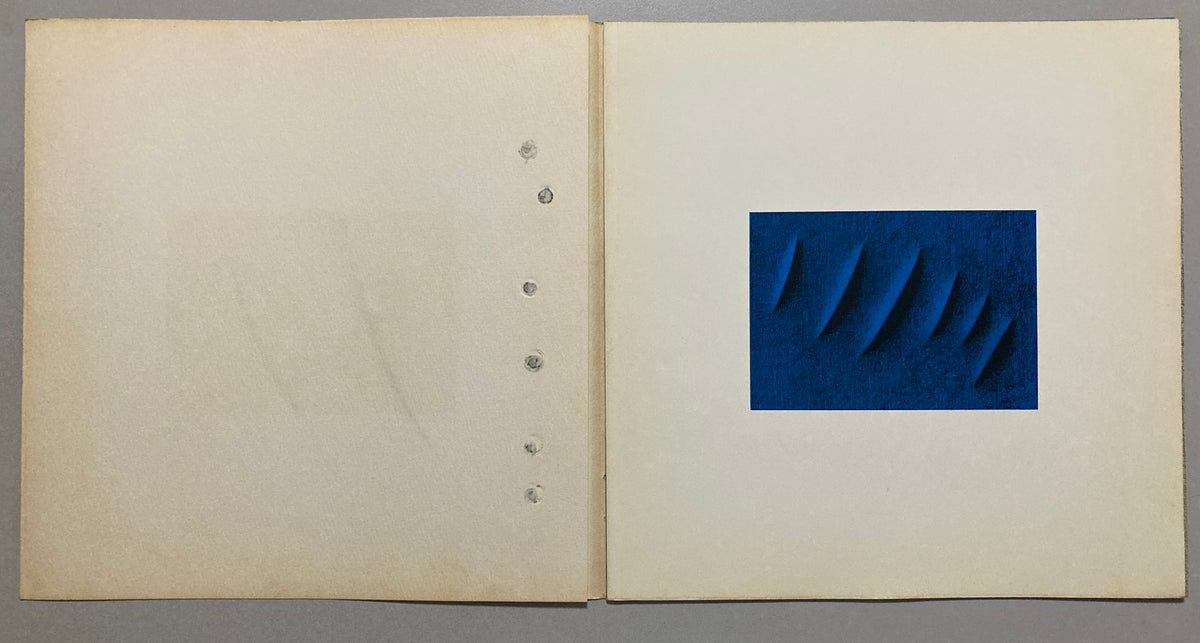 Lucio Fontana 1962 Tokyo Gallery Exhibition Catalogue Concetto Spaziale