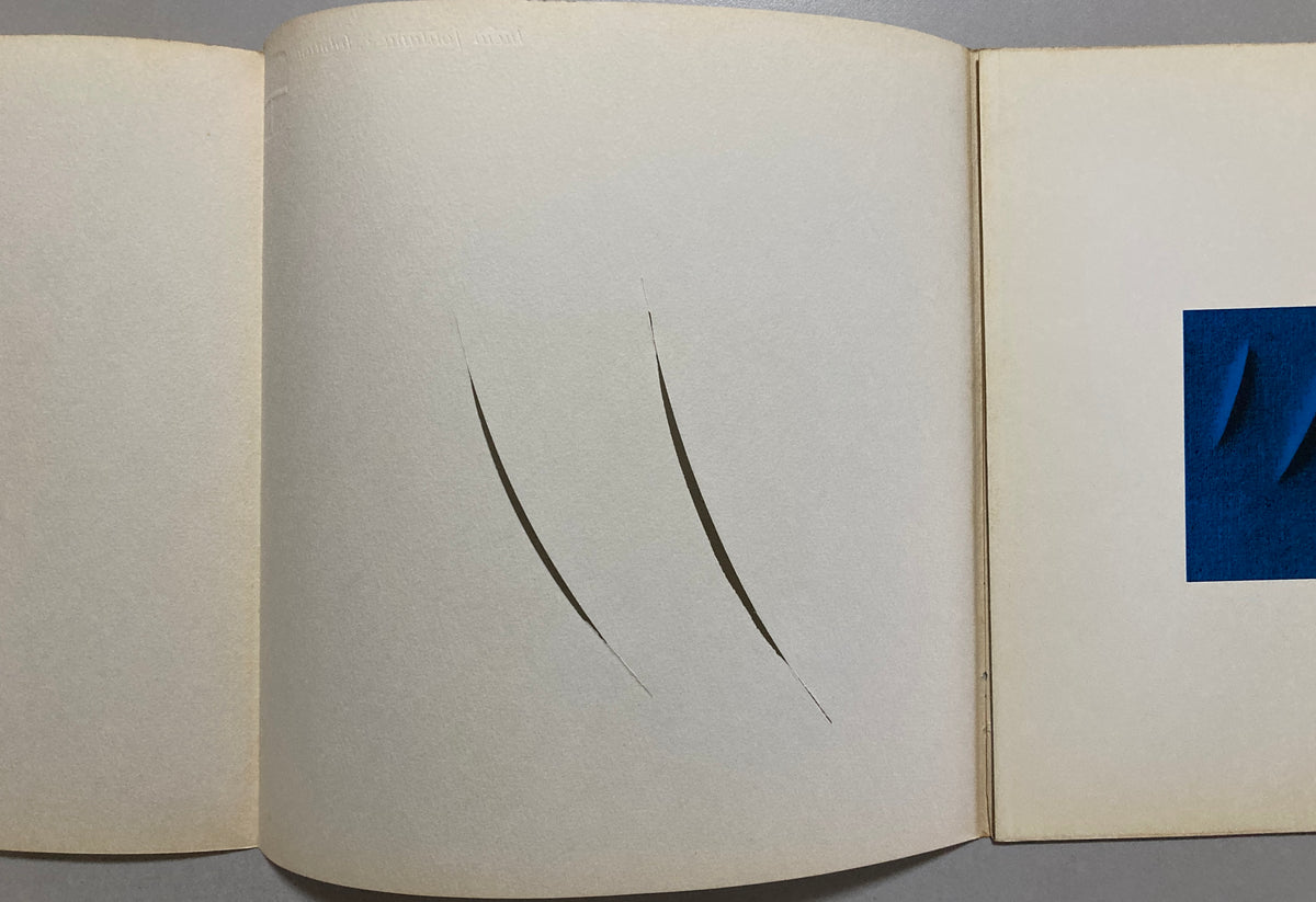 Lucio Fontana 1962 Tokyo Gallery Exhibition Catalogue Concetto Spaziale
