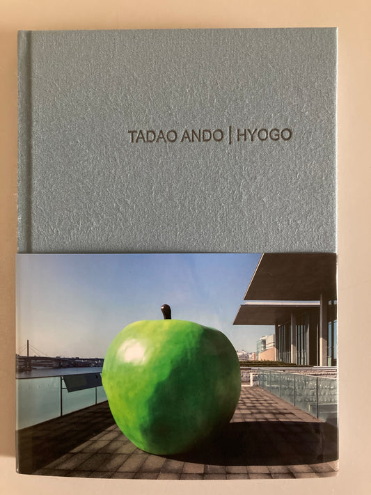 Tadao Ando Hyogo 2019 Signed Color Sketch Hardcover w/Obi Hyogo Prefectural Museum Japan