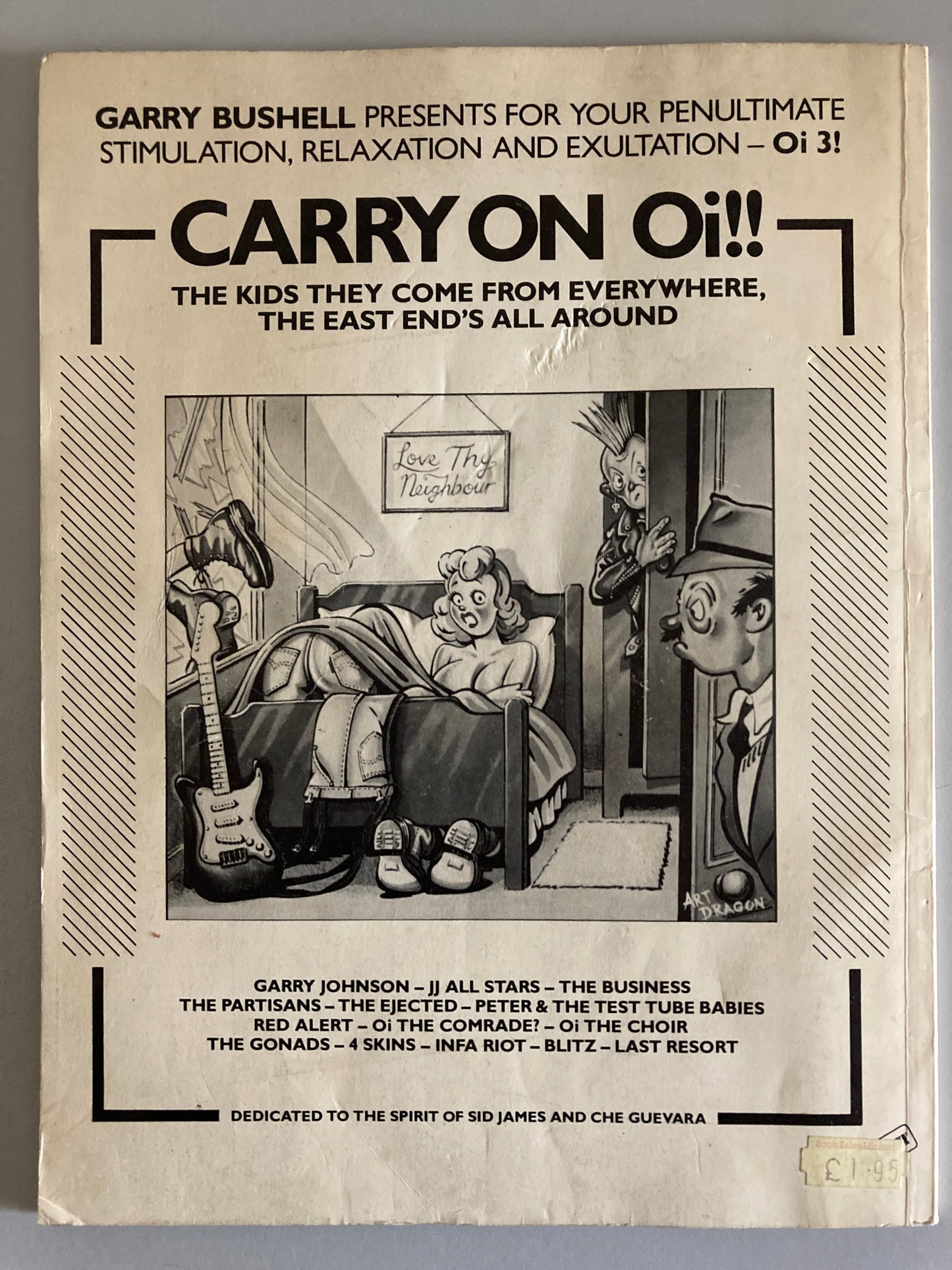 The Story of Oi! A View From the Dead-End of the Street 1981 First ed Garry Johnson Punk Skinhead