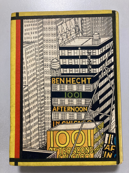 Ben Hecht 1001 AFTERNOONS IN CHICAGO 1930 First Japanese ed Rare Jazz Literature