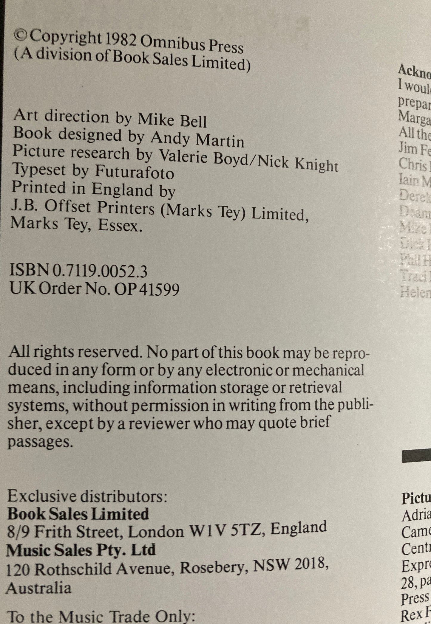 Nick Knight — Skinhead 1982 First Edition Omnibus Press Subculture Photography