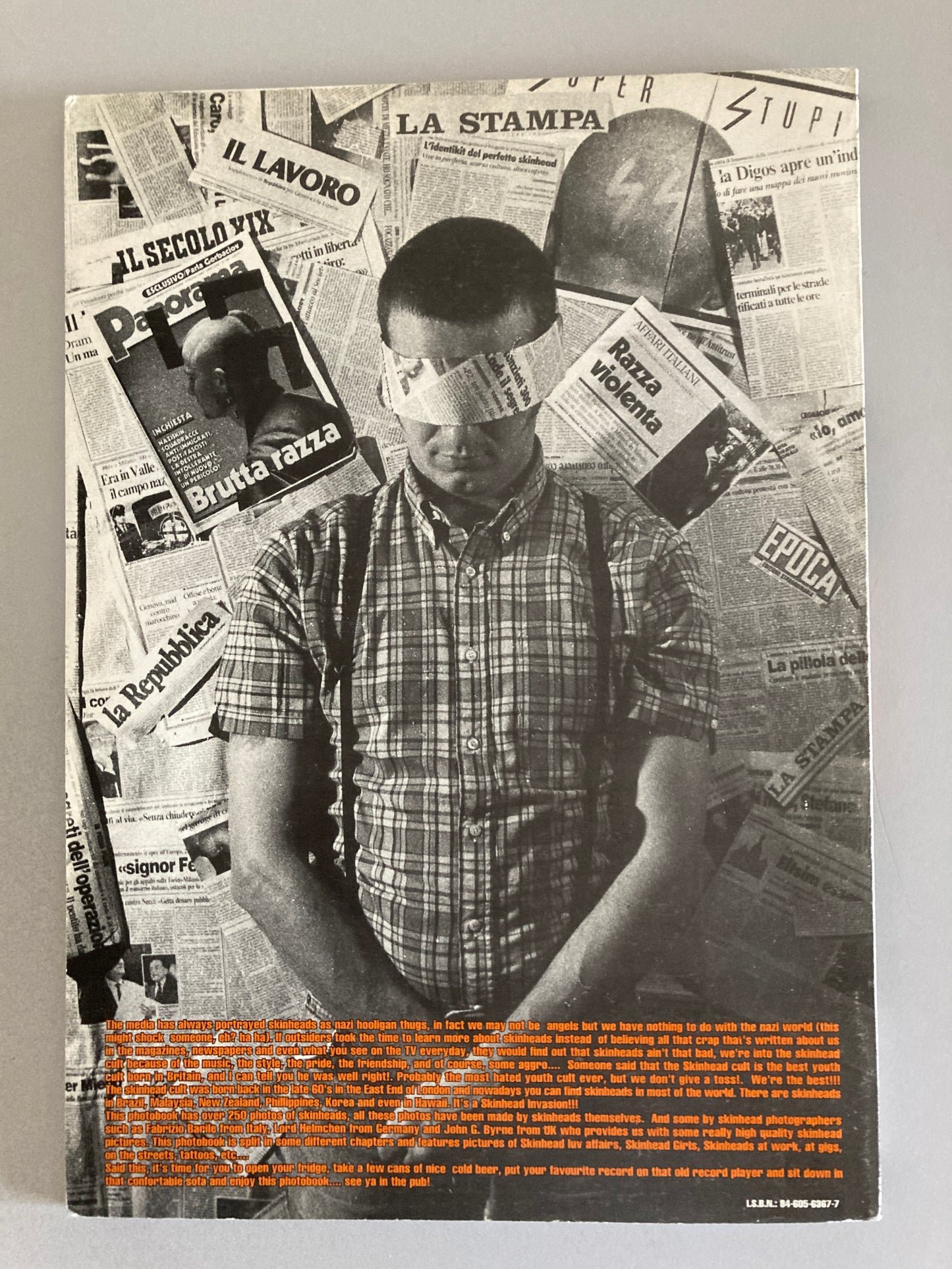 Cream of the Crops Skinhead Photobook Mark Skanky Brown 1997 1st ed #01389 Numbered