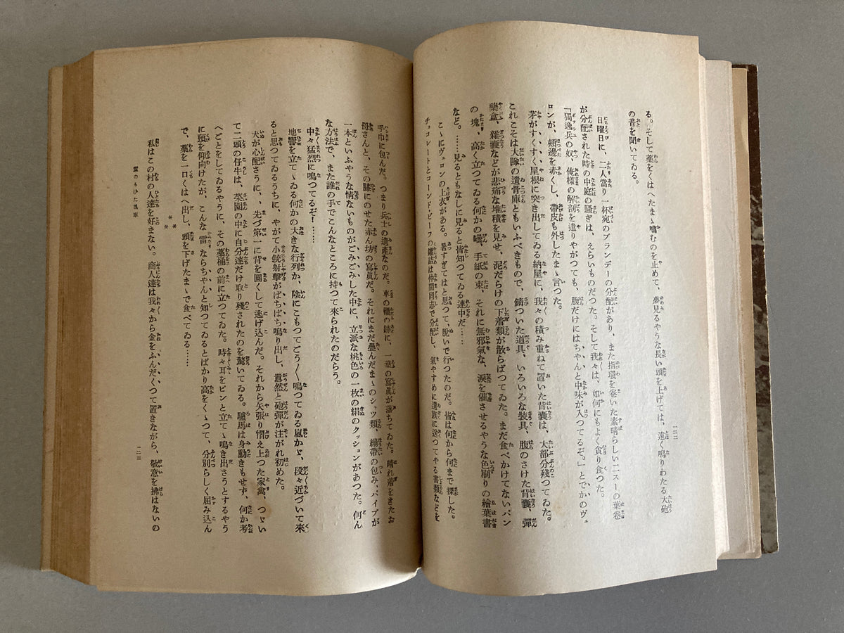 Roland Dorgelès  Les Croix de Bois (Wooden Crosses) 1931 Japan 1st Ed Slipcase Yamana Ayao